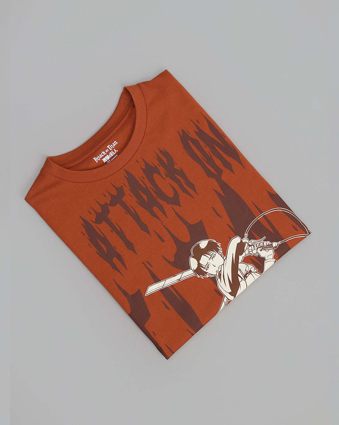Attack On Titan Captain Levi Regular Fit Tshirt Men