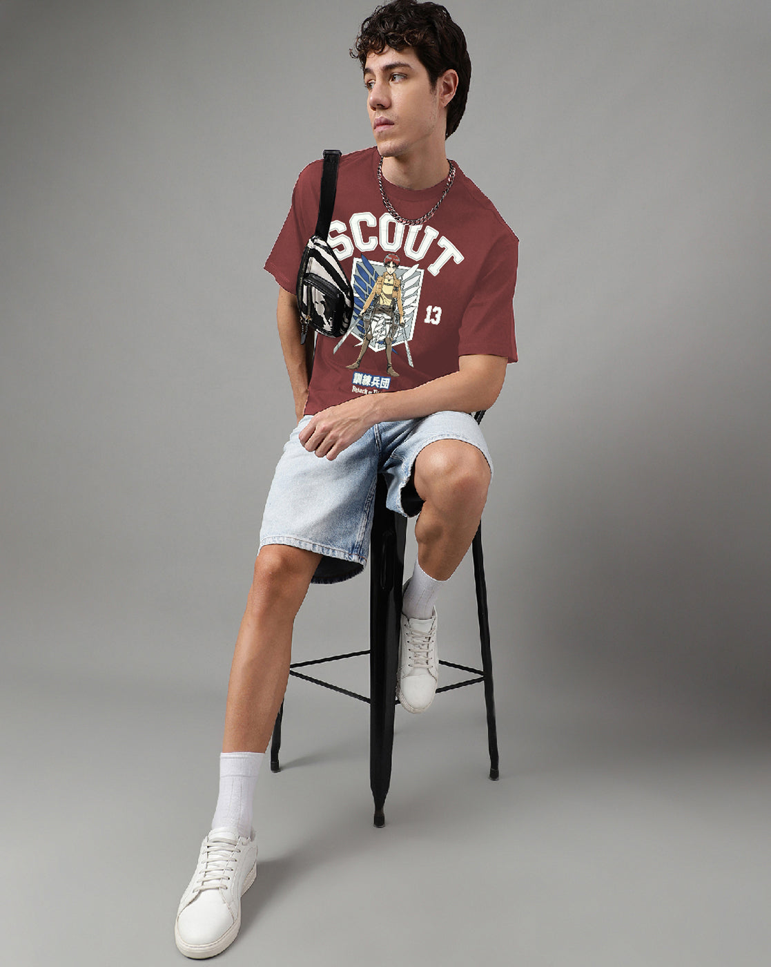 Attack On Titan Scout Regiment Oversized Tshirt Men