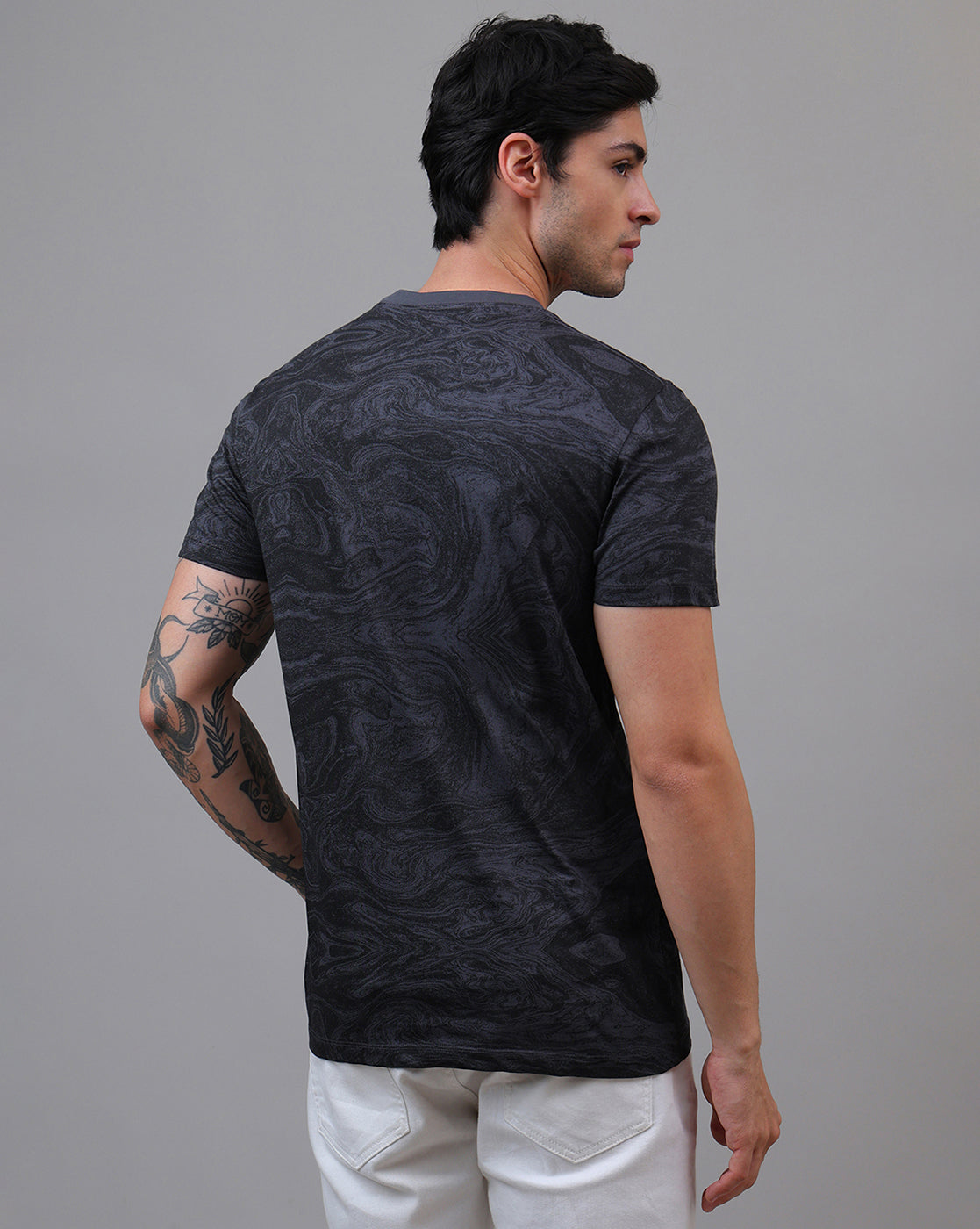 Black Panther Printed Regular Fit Tshirt For Men