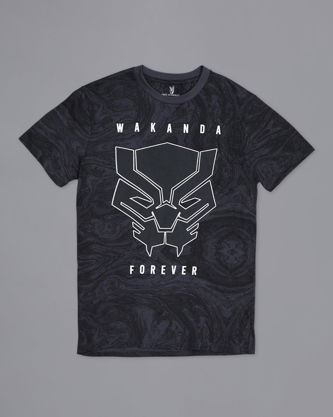 Black Panther Printed Regular Fit Tshirt For Men