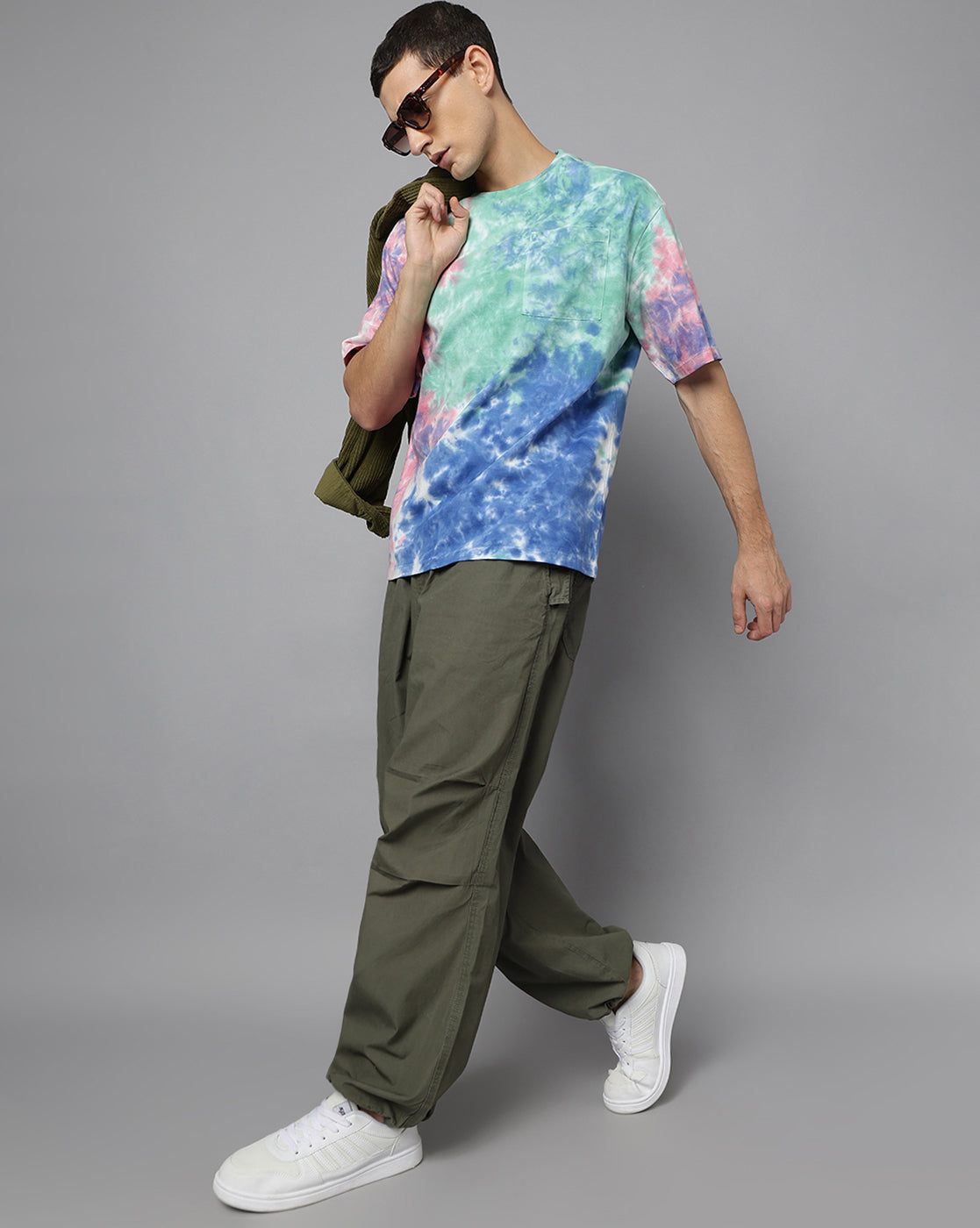 Tie - Dye Oversized Tshirt Men