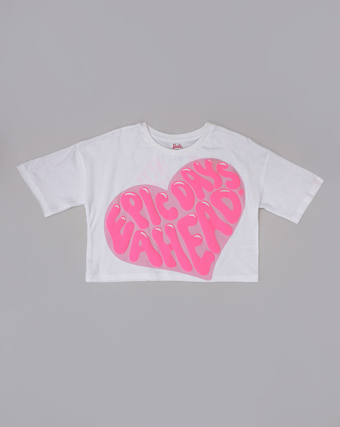 Barbie Printed Boxy Fit Tshirt For Women