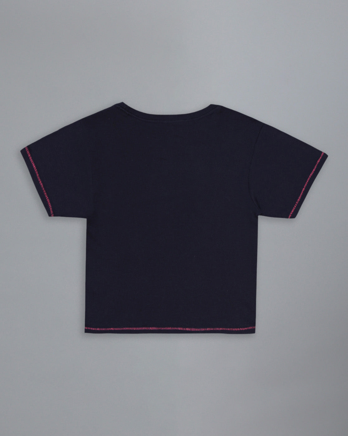 Barbie Rhinestones Fitted Cropped Tshirt For Women