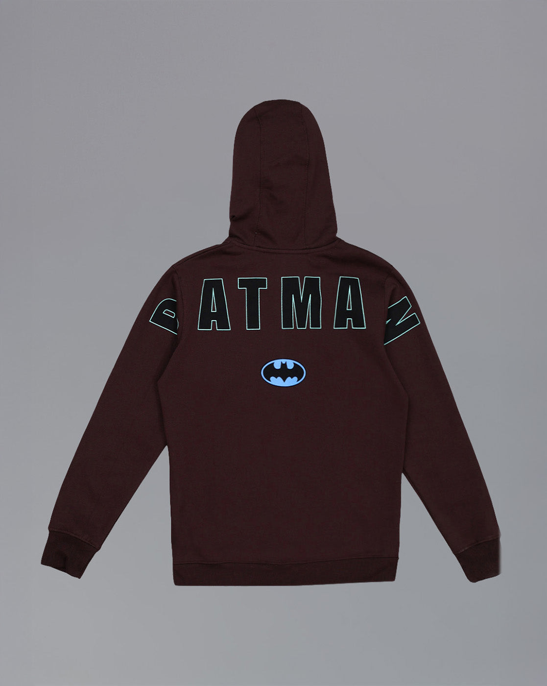 Batman Printed Regular Fit Zipper Hoodie For Men