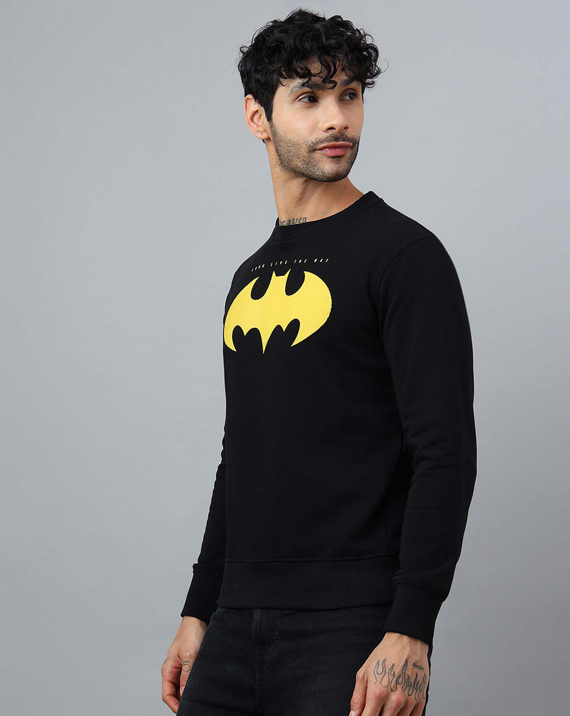 Batman Printed Regular Fit Sweatshirt For Men