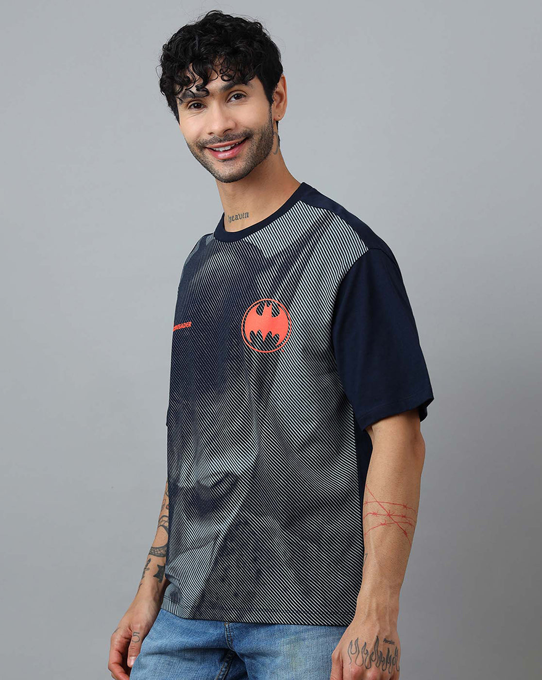 Batman Printed Oversized Tshirt For Men