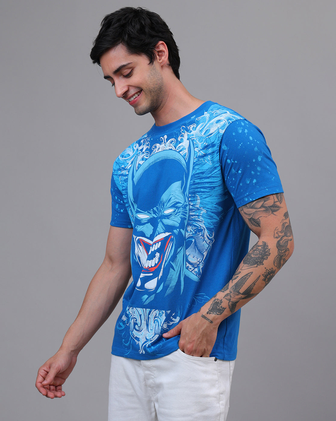 Batman Printed Regular Fit Tshirt For Men