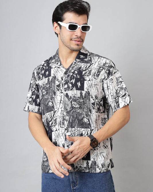 Batman Printed Regular Fit Shirt For Men