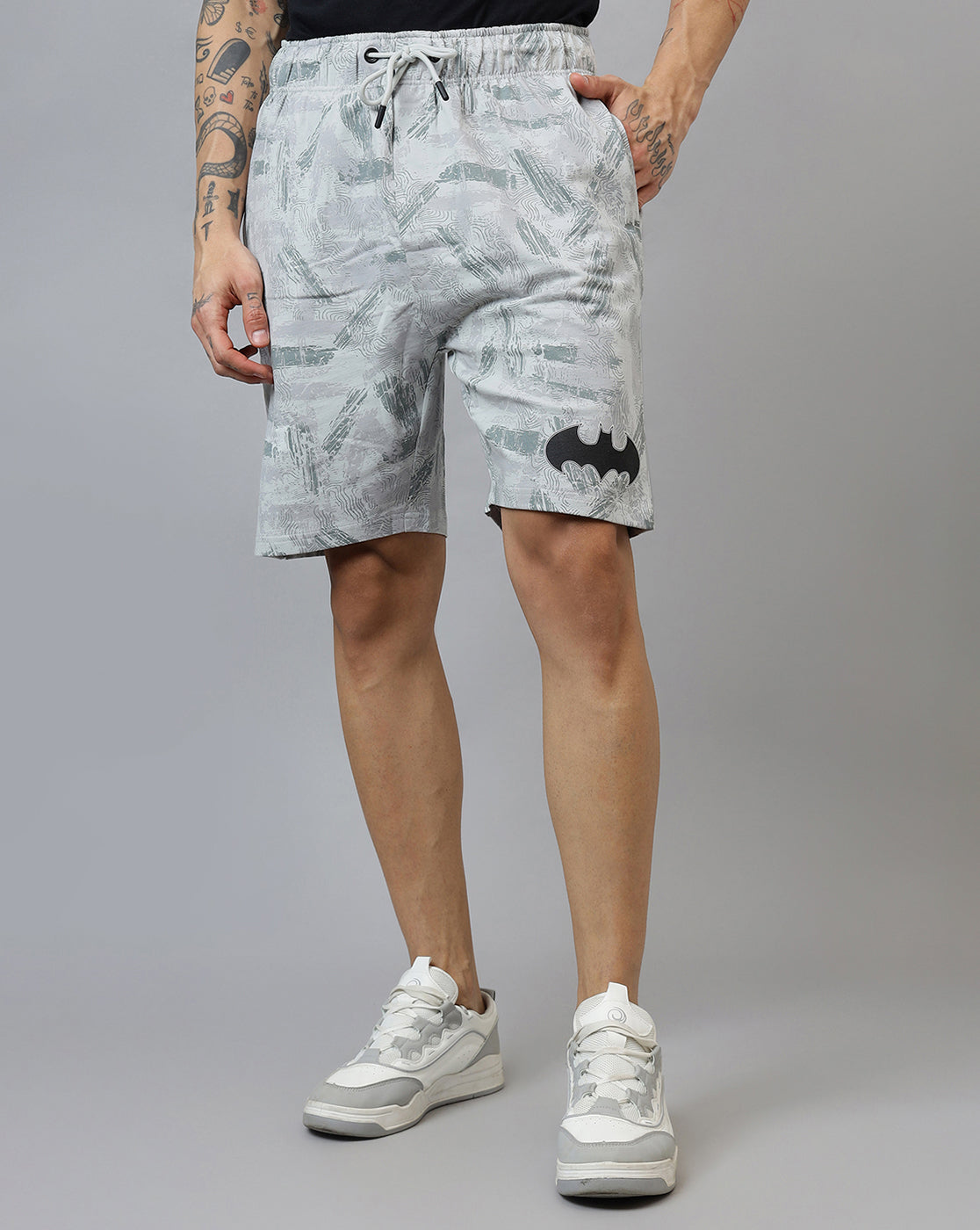 Batman Printed Regular Fit Shorts For Men
