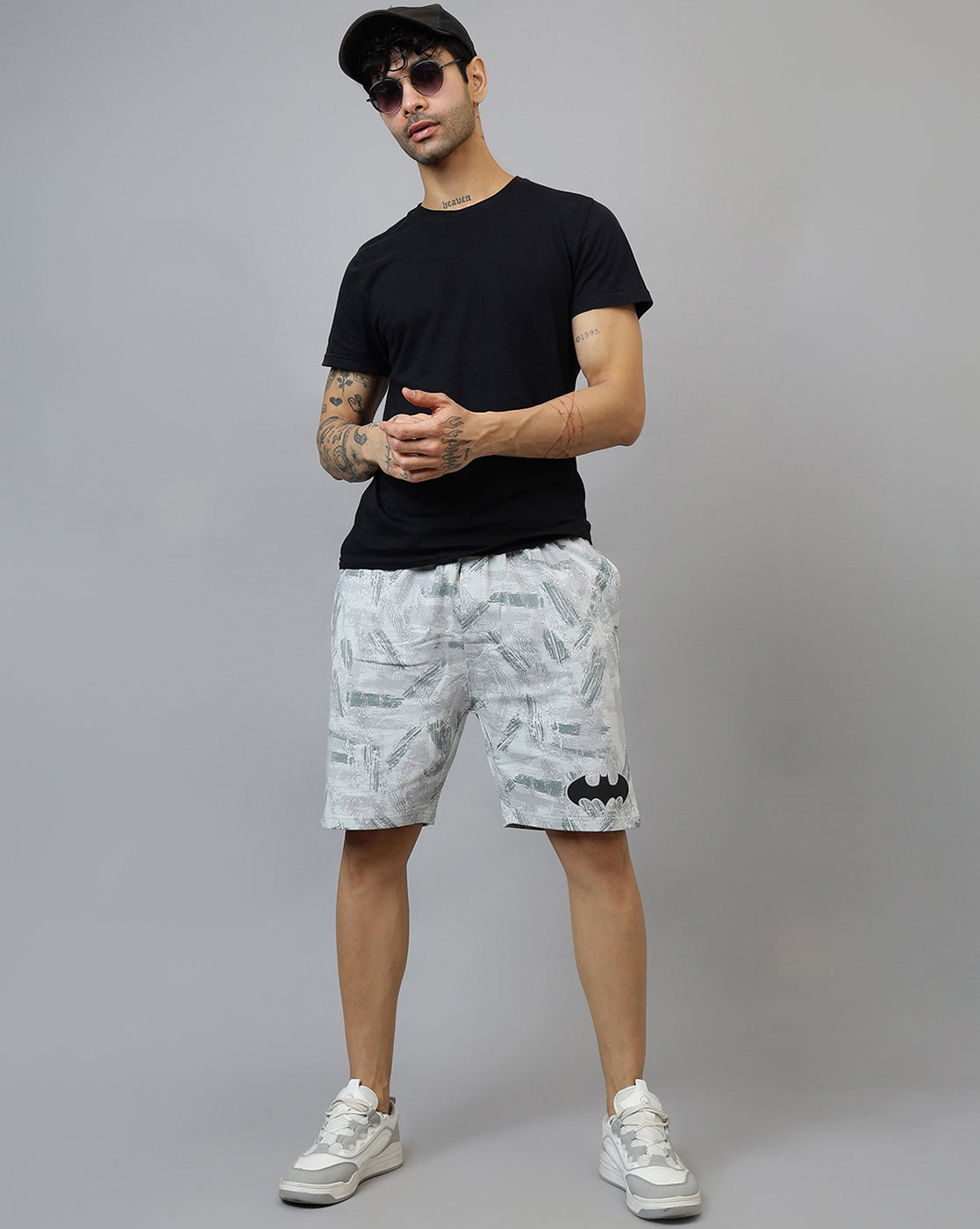 Batman Printed Regular Fit Shorts For Men