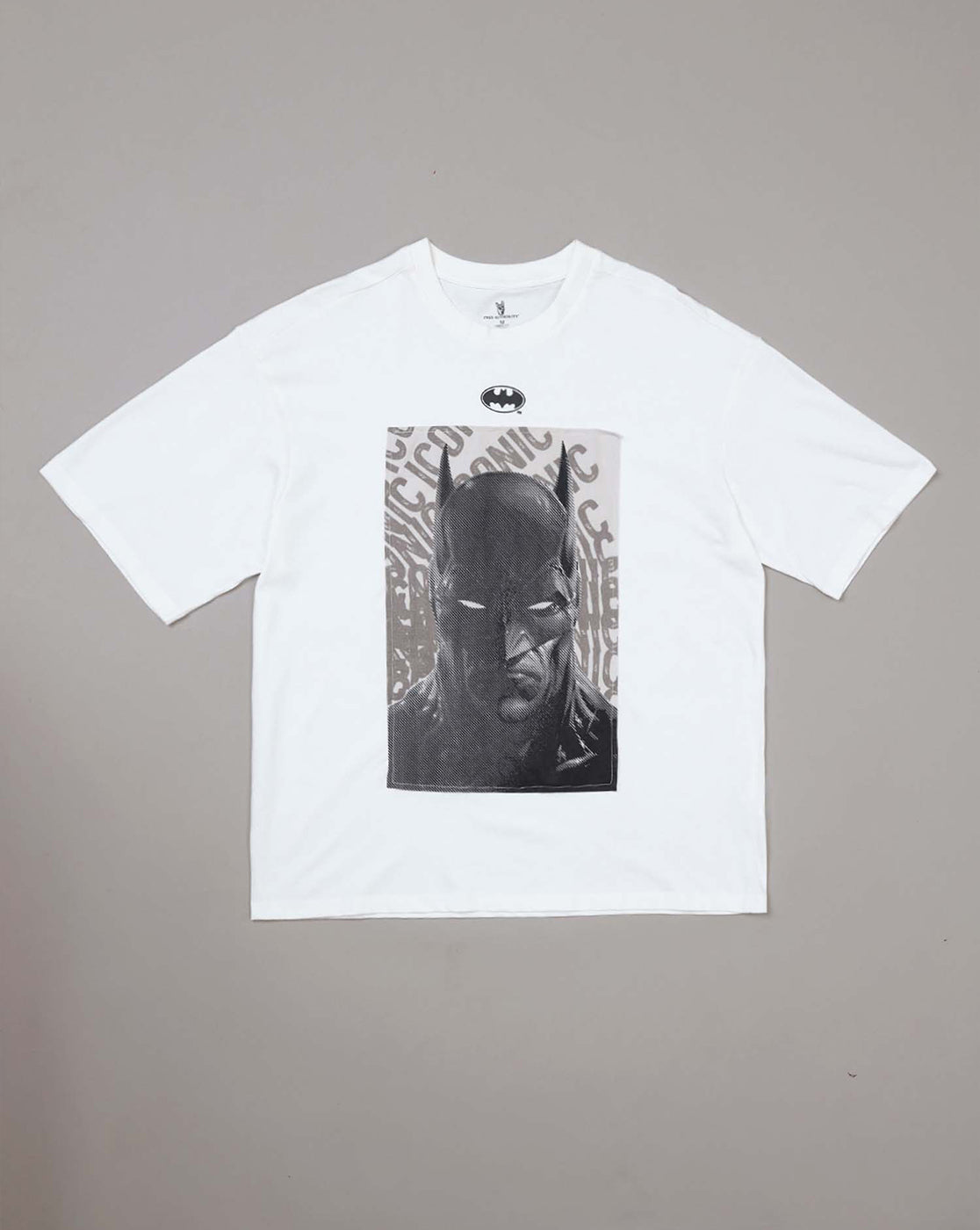 Batman Stitched Patch Oversized Tshirt Men
