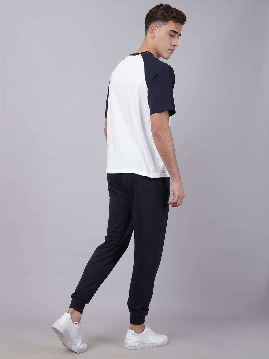Captain America Printed T-Shirt & Joggers Co-Ords Set For Men
