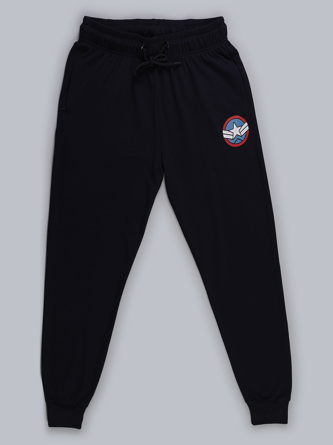 Captain America Printed T-Shirt & Joggers Co-Ords Set For Men