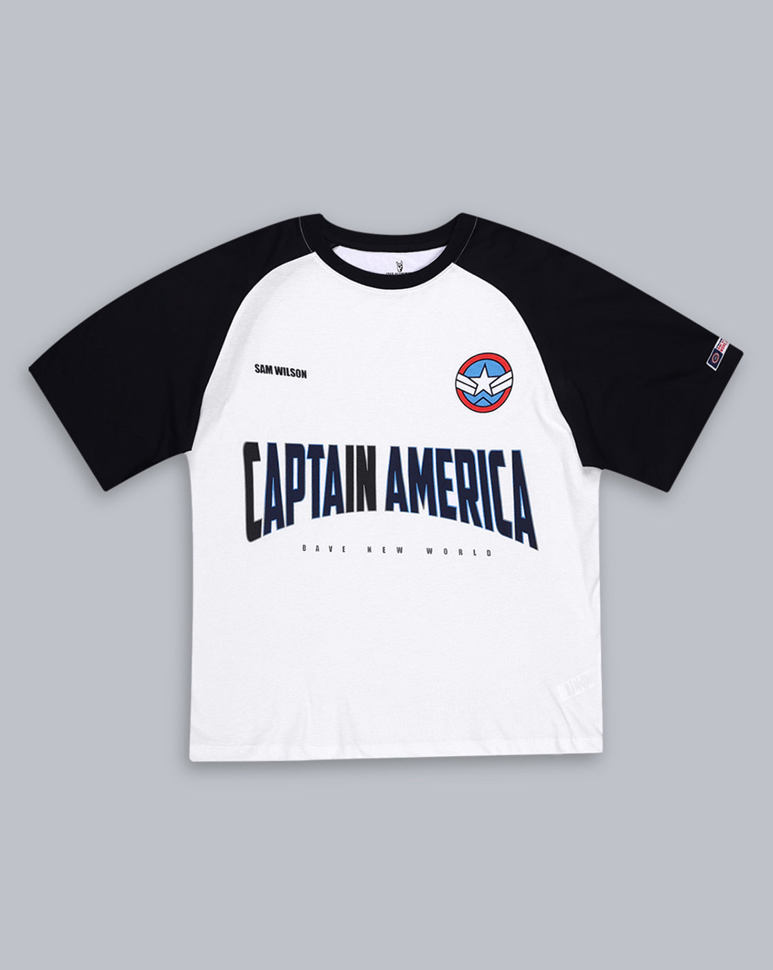 Captain America Printed Oversized Tshirt For Men