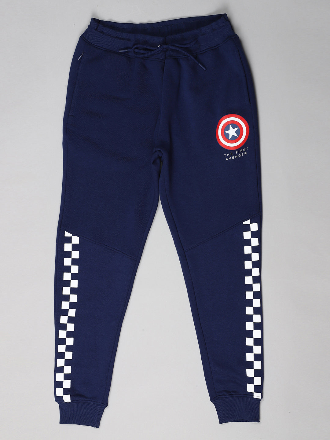 Captain America Printed Hoodie & Joggers Co-Ords Set For Men