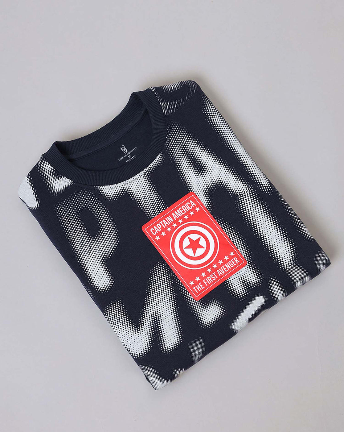 Captain America Printed Regular fit Sweatshirt For Men