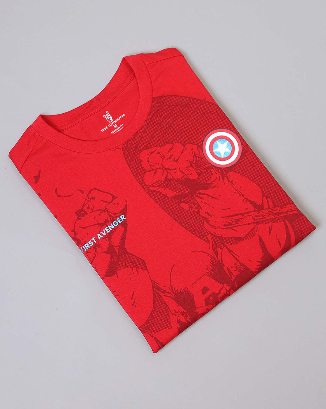Captain America Printed Oversized Tshirt For Men
