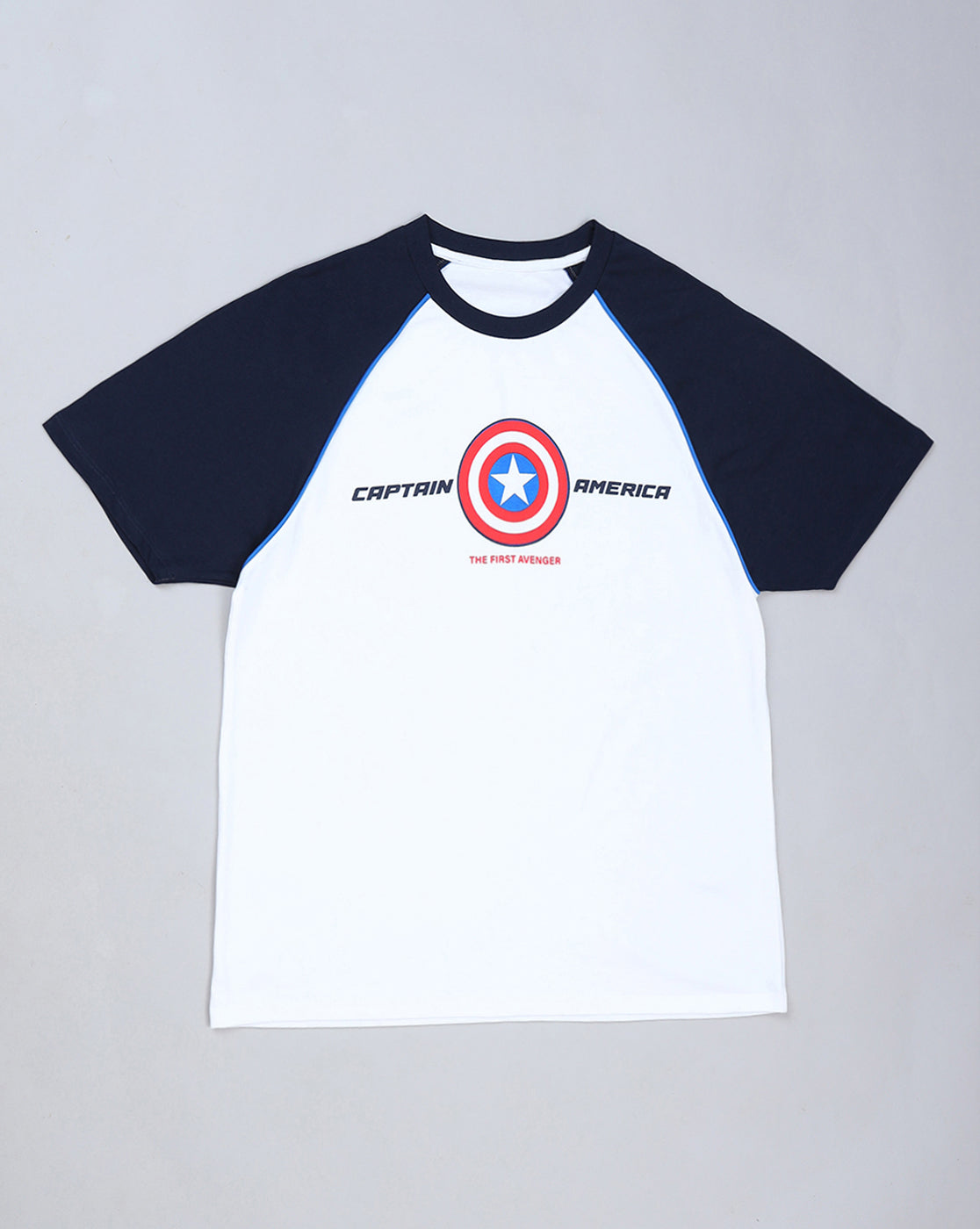 Captain America Printed Regular Fit Tshirt For Men