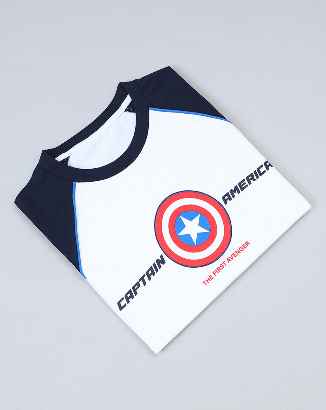 Captain America Printed Regular Fit Tshirt For Men