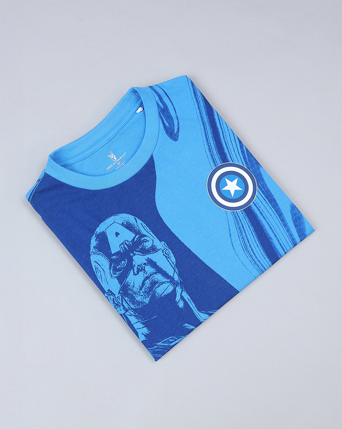 Captain America Printed Regular Fit Tshirt For Men