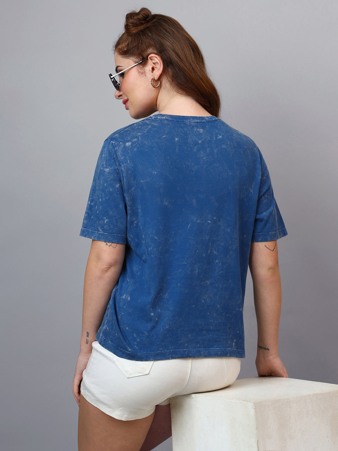 Captain America Printed Regular Fit Tshirt For Women