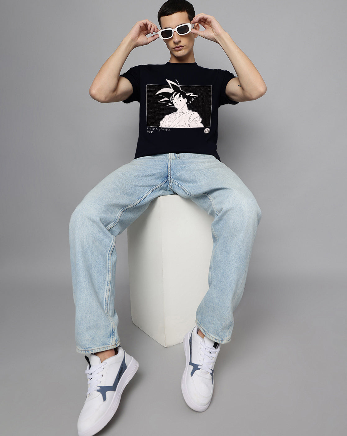 Dragon Ball Z Printed Regular Fit Tshirt Men