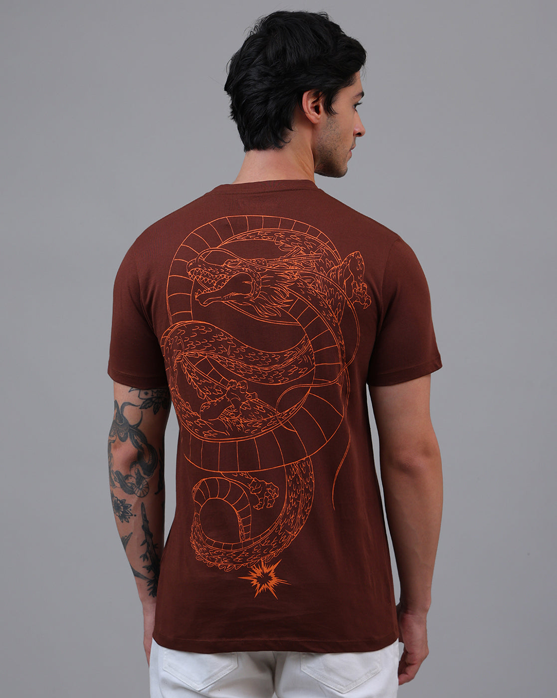 Dragon Ball Z Printed Regular Fit Tshirt For Men