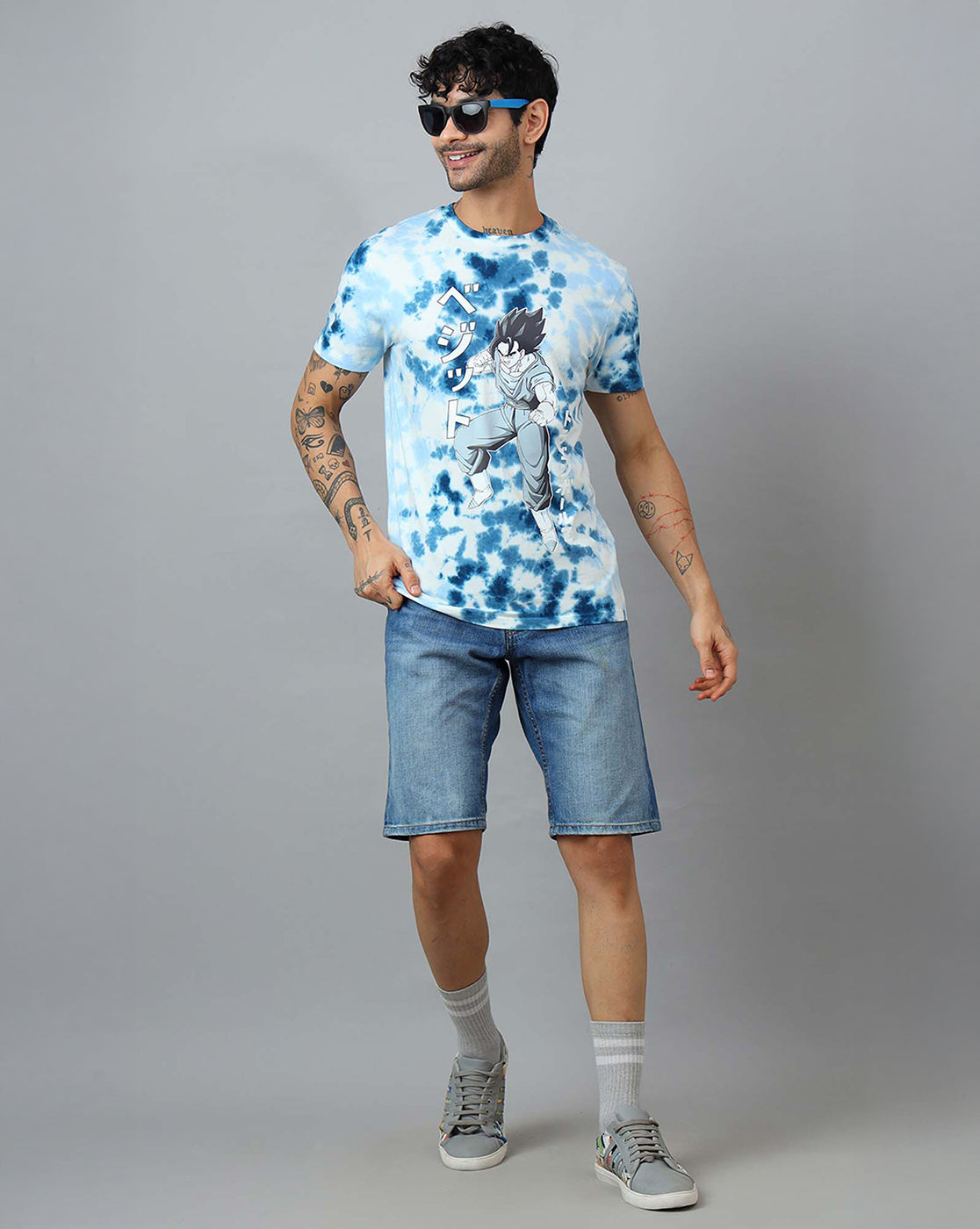 GOKU Printed Regular Fit Tshirt For Men