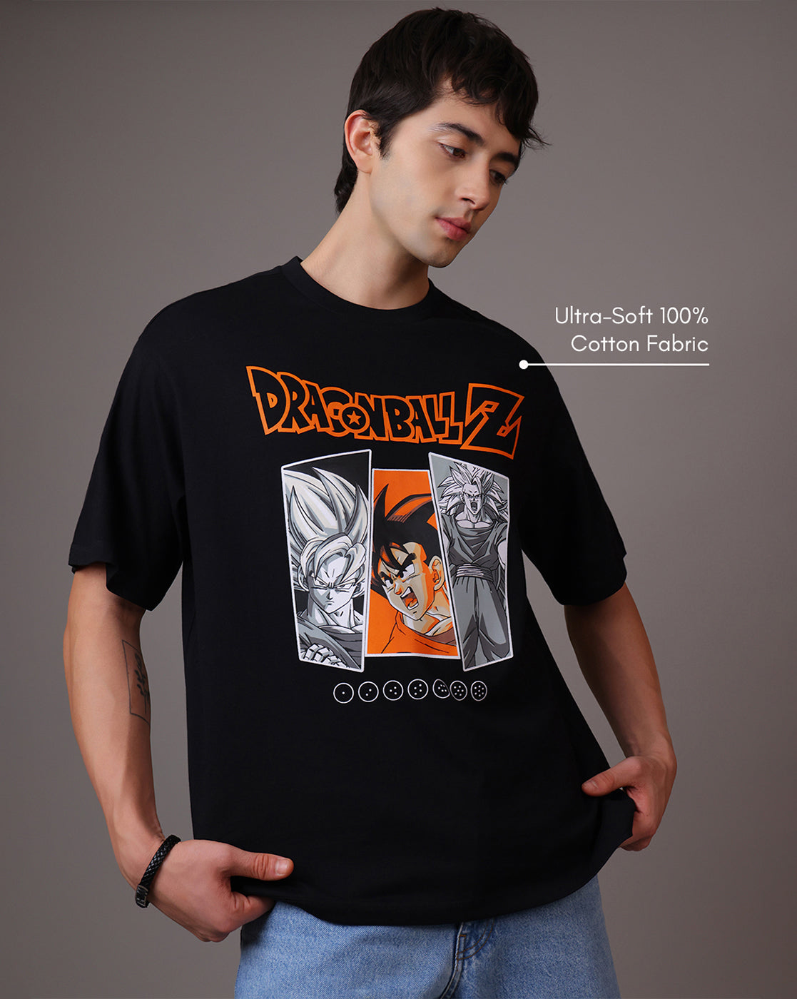 Dragon Ball Z Oversized Tshirt For Men