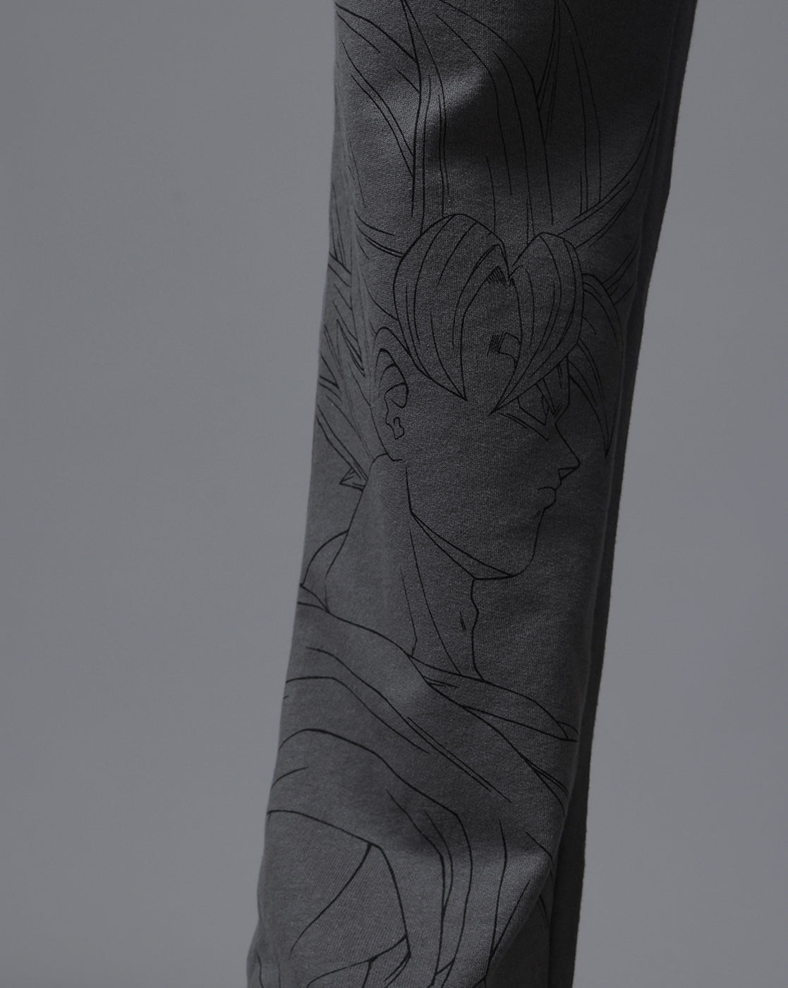 Dragon Ball Z Goku Printed Straight Joggers For Men