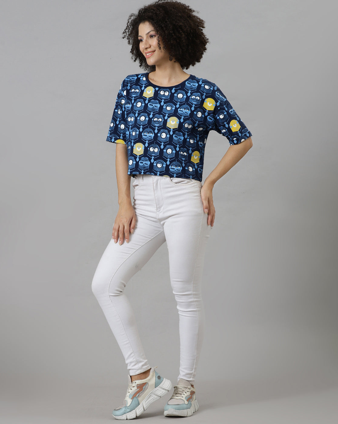 Minions Boxy Fit Tshirt Women