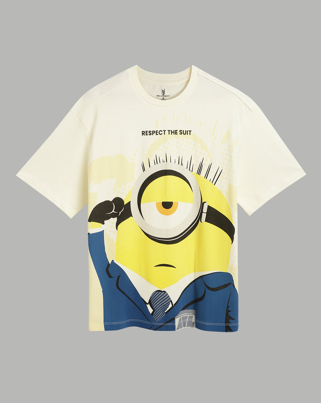 Minions Off White Oversized Tshirt Men