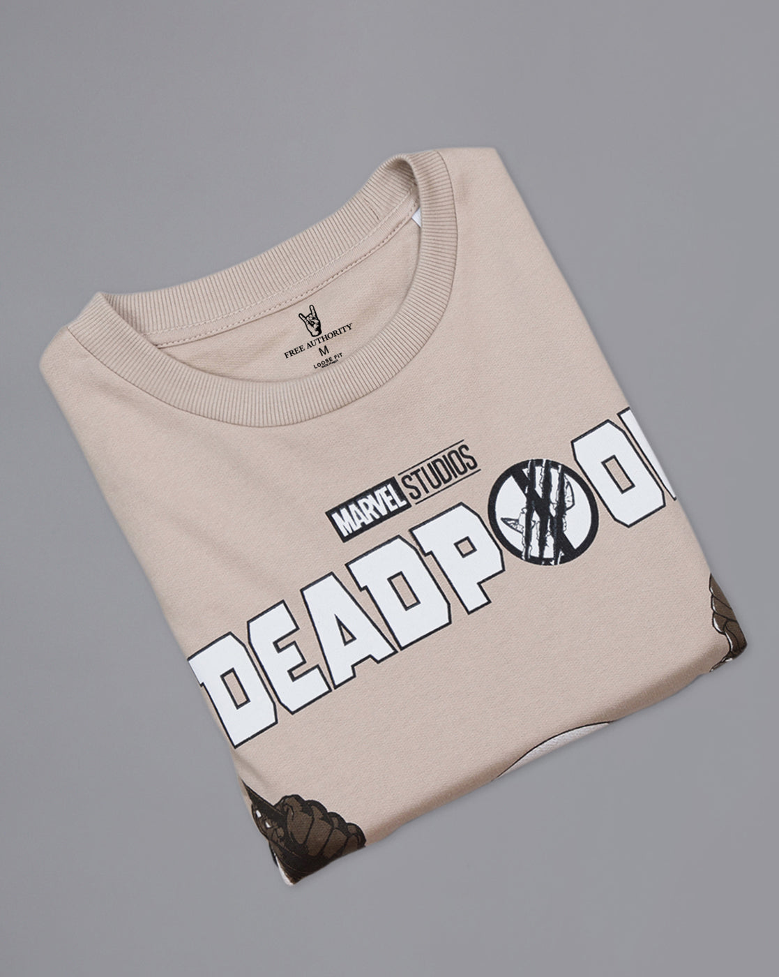 Deadpool & Wolverine Printed Regular Fit Sweatshirt For Men