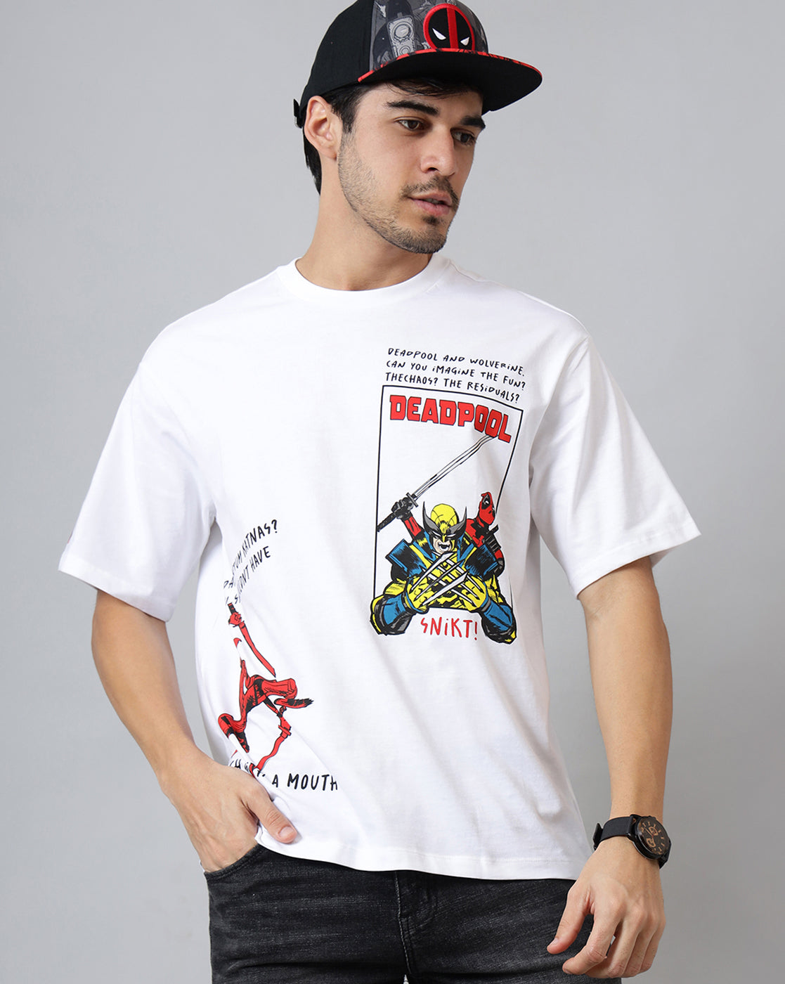 Deadpool & Wolverine Oversized Tshirt Men
