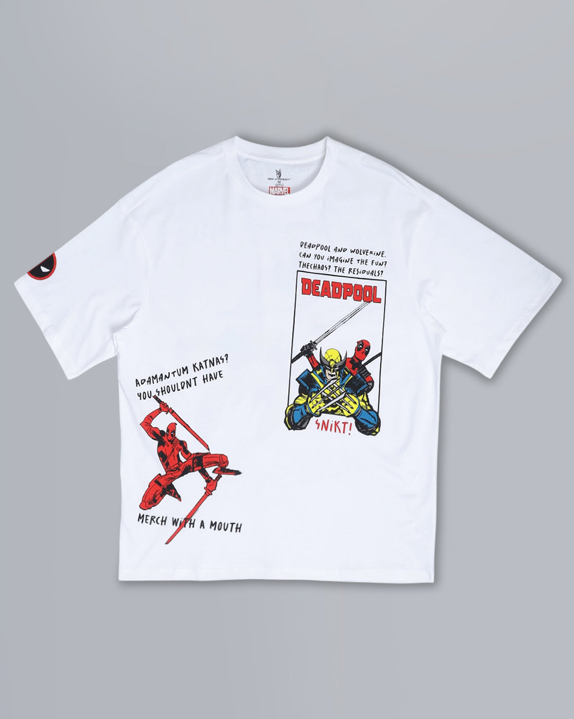 Deadpool & Wolverine Oversized Tshirt Men