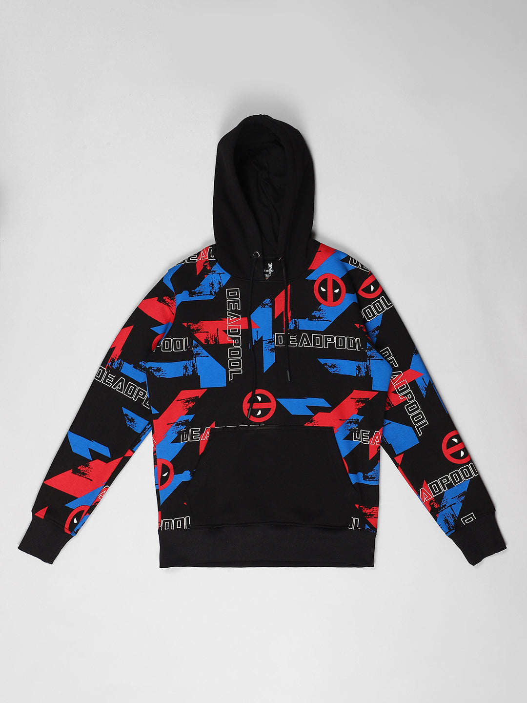 Deadpool Printed Hoodie & Joggers Co-Ords Set For Men