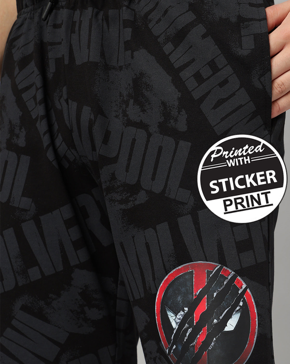 Deadpool Black Shorts Men