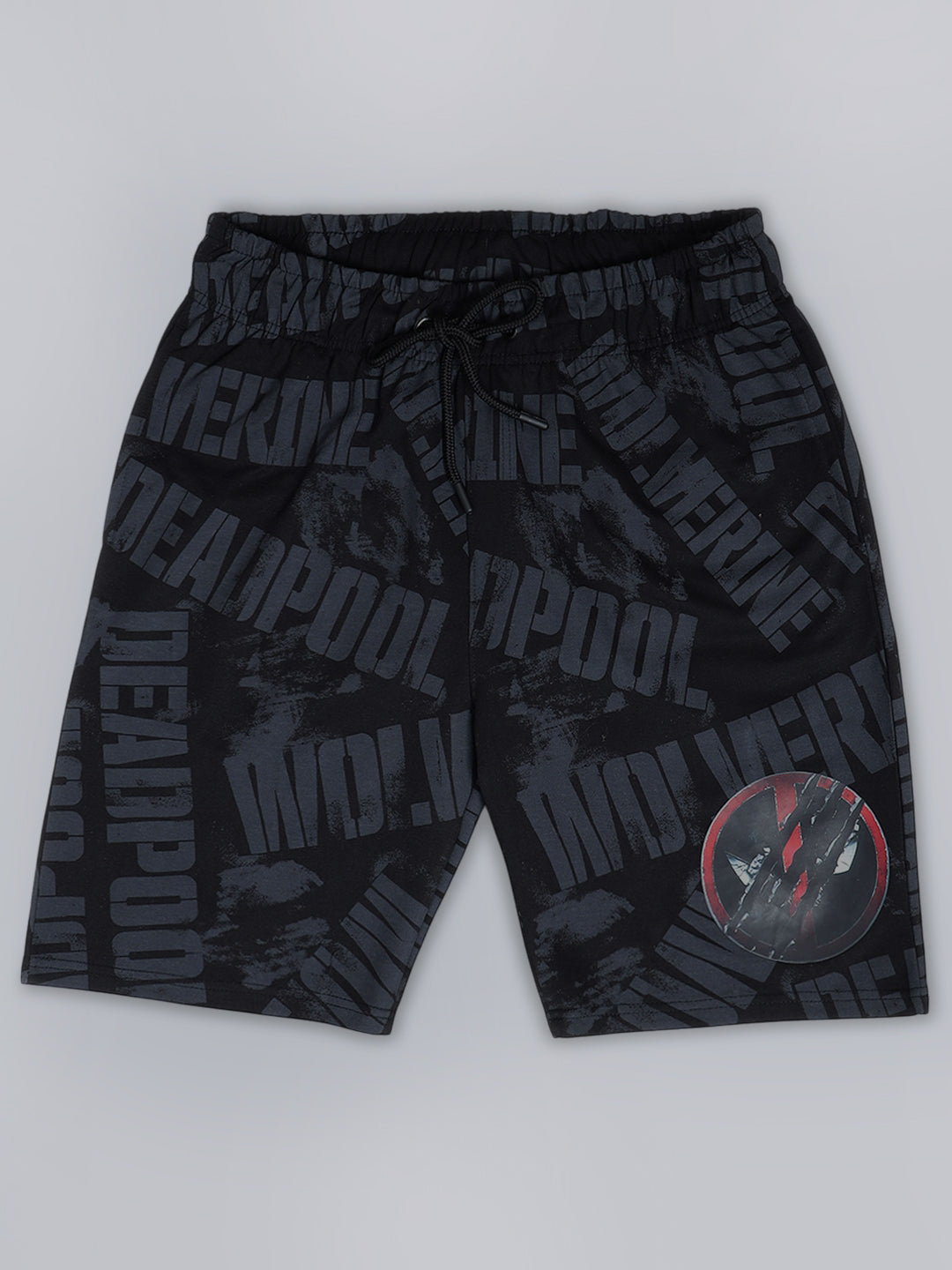 Deadpool Printed T-Shirt & Shorts Co-Ords Set For Men