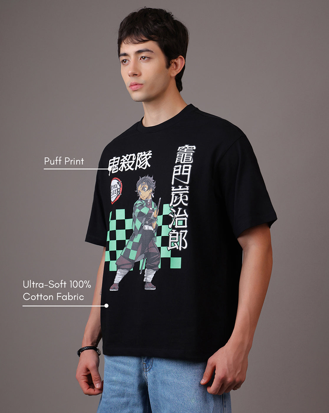Demon Slayer Corps Oversized Tshirt Men