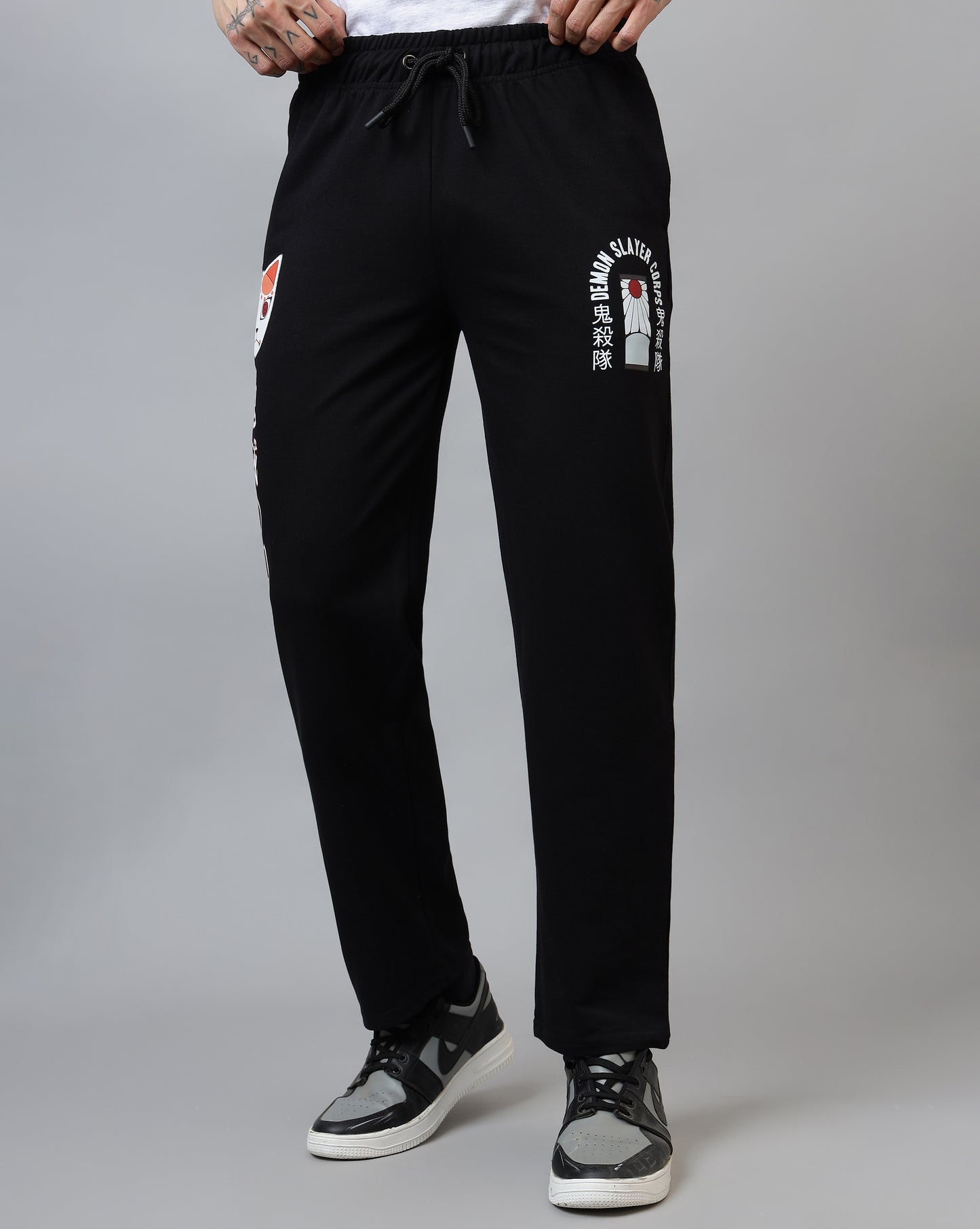 Demon Slayer Printed Regular Fit Jogger For Men