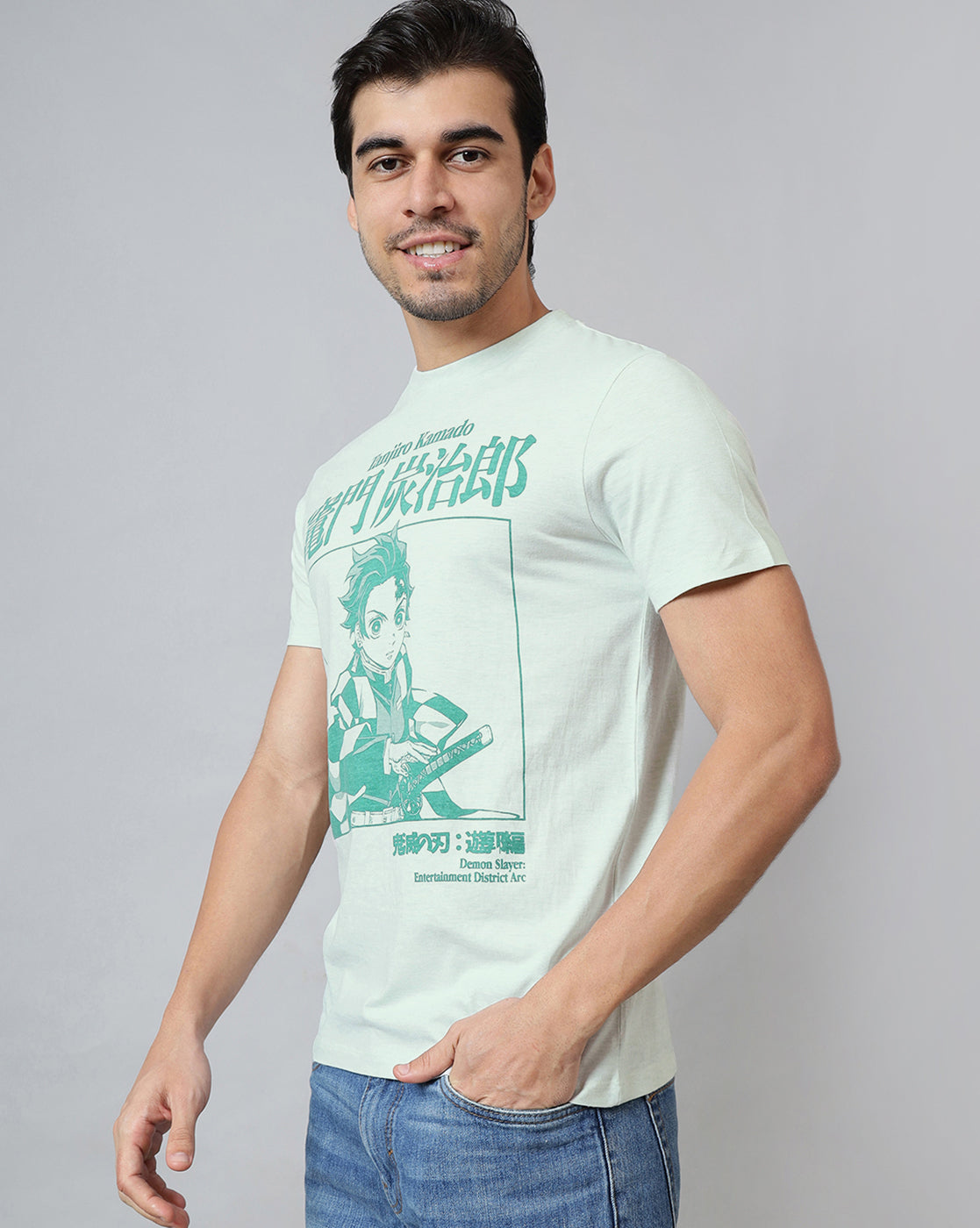 Demon Slayer Printed Tshirt For Men