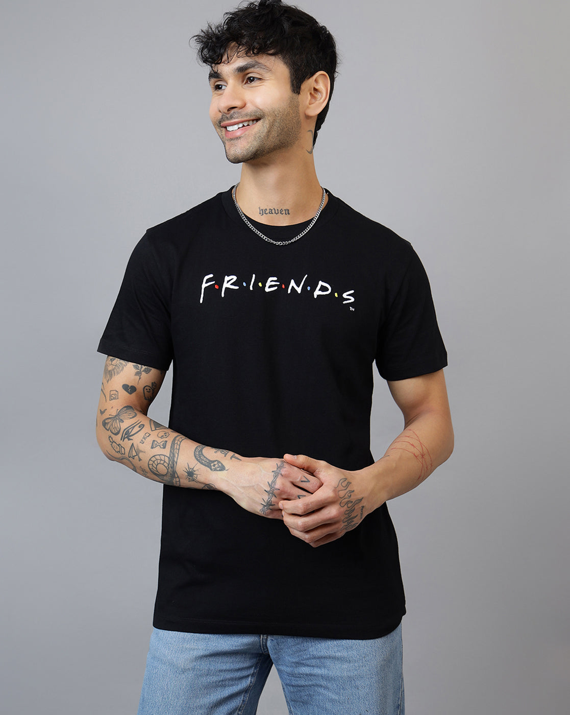 Friends Printed Regular Fit Tshirt For Men
