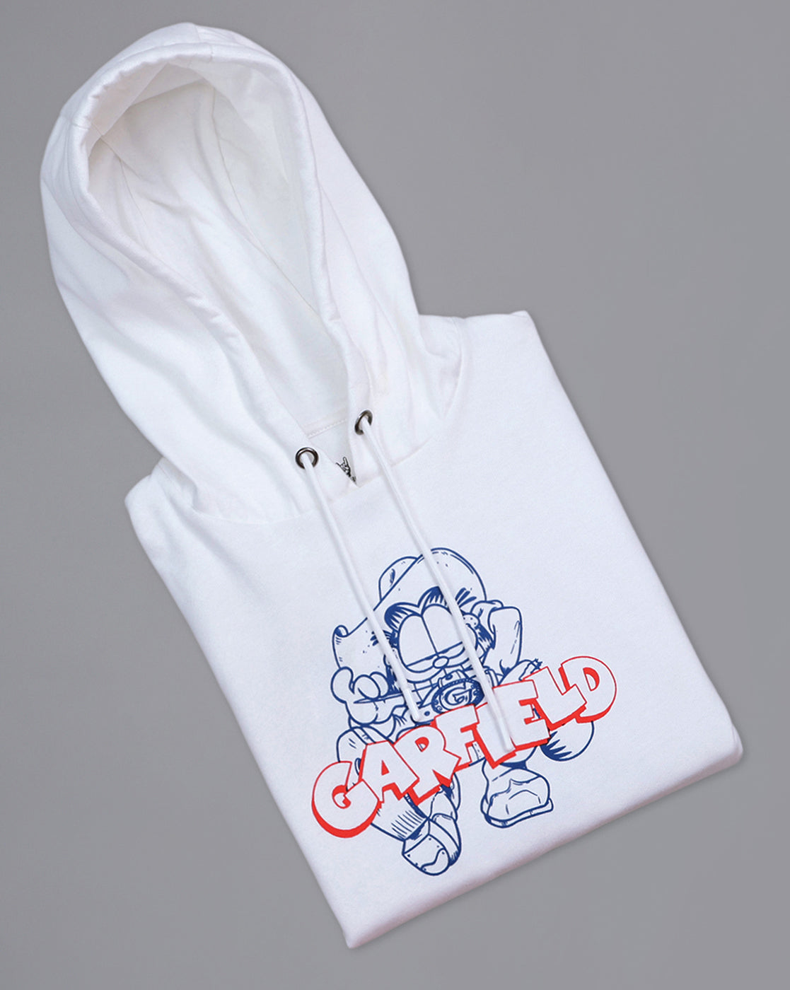 Garfield Printed Regular Fit Hoodie For Men