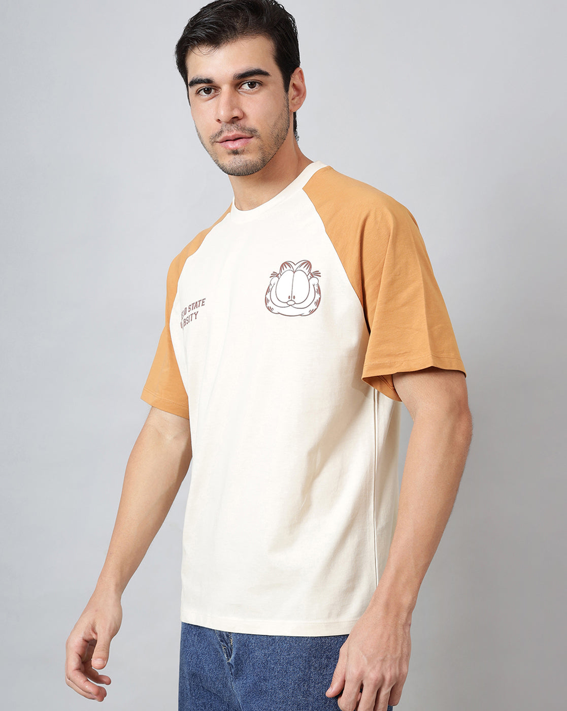 Garfield Printed Oversized Tshirt For Men