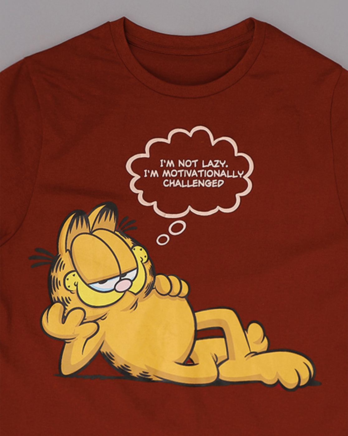 Garfield Printed Regular Fit Tshirt For Women