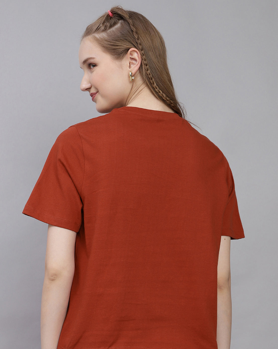 Garfield Printed Regular Fit Tshirt For Women