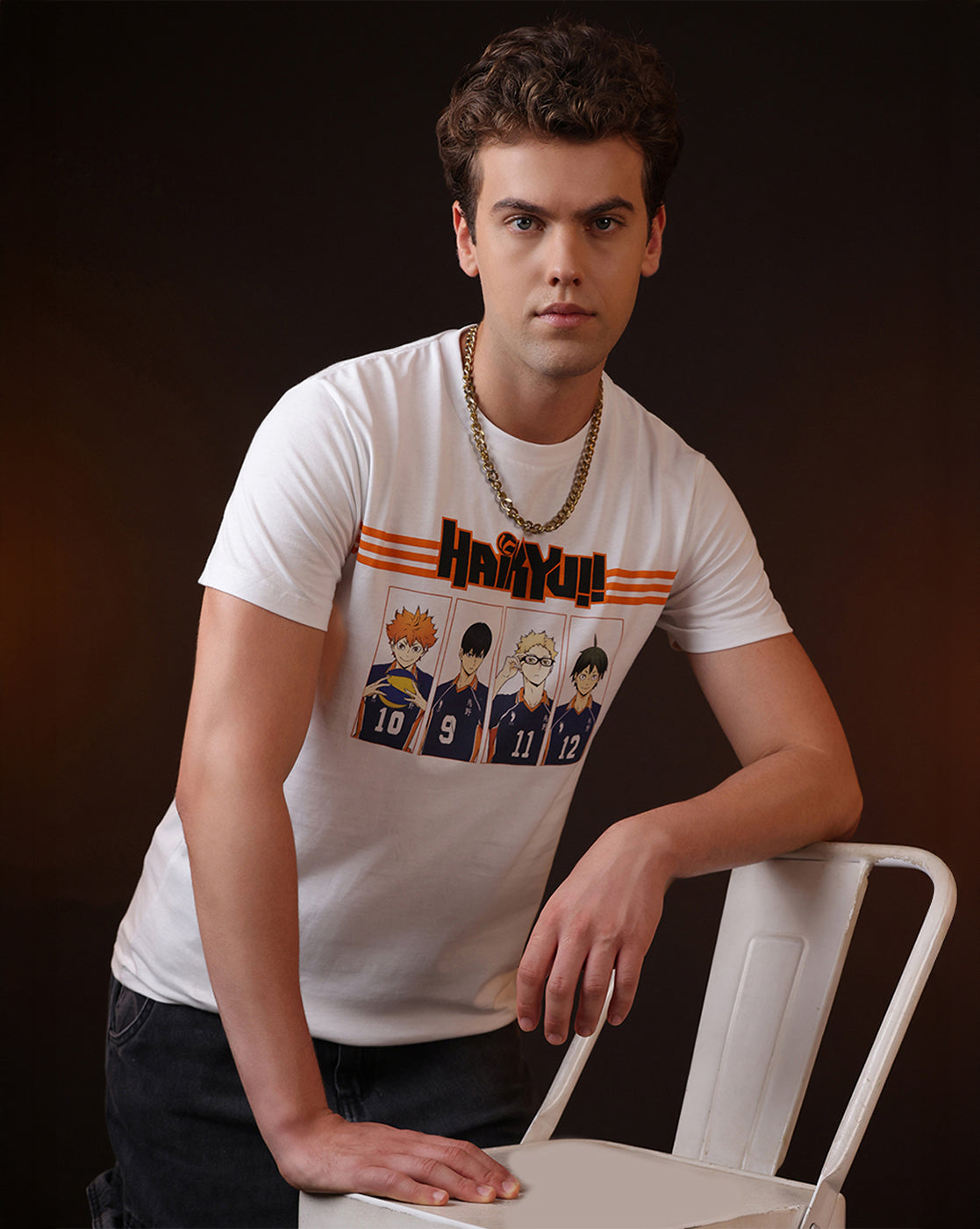 Haikyu Printed Regular Fit Tshirt For Men