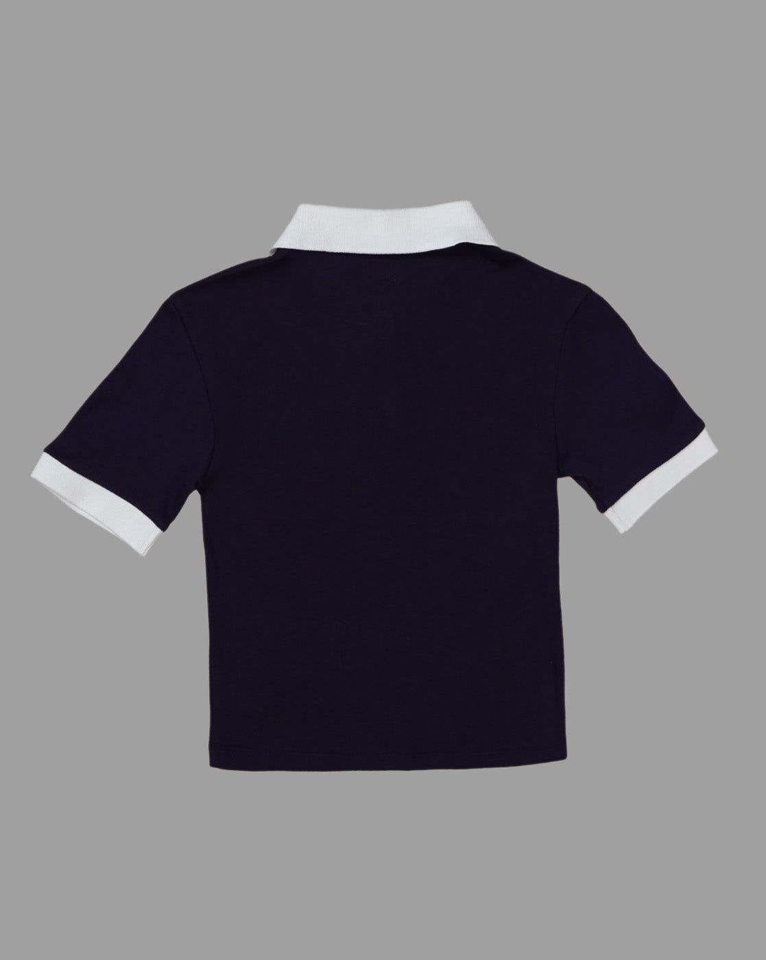 Hello Kitty Printed Regular Cropped Polo-Tshirt For Women