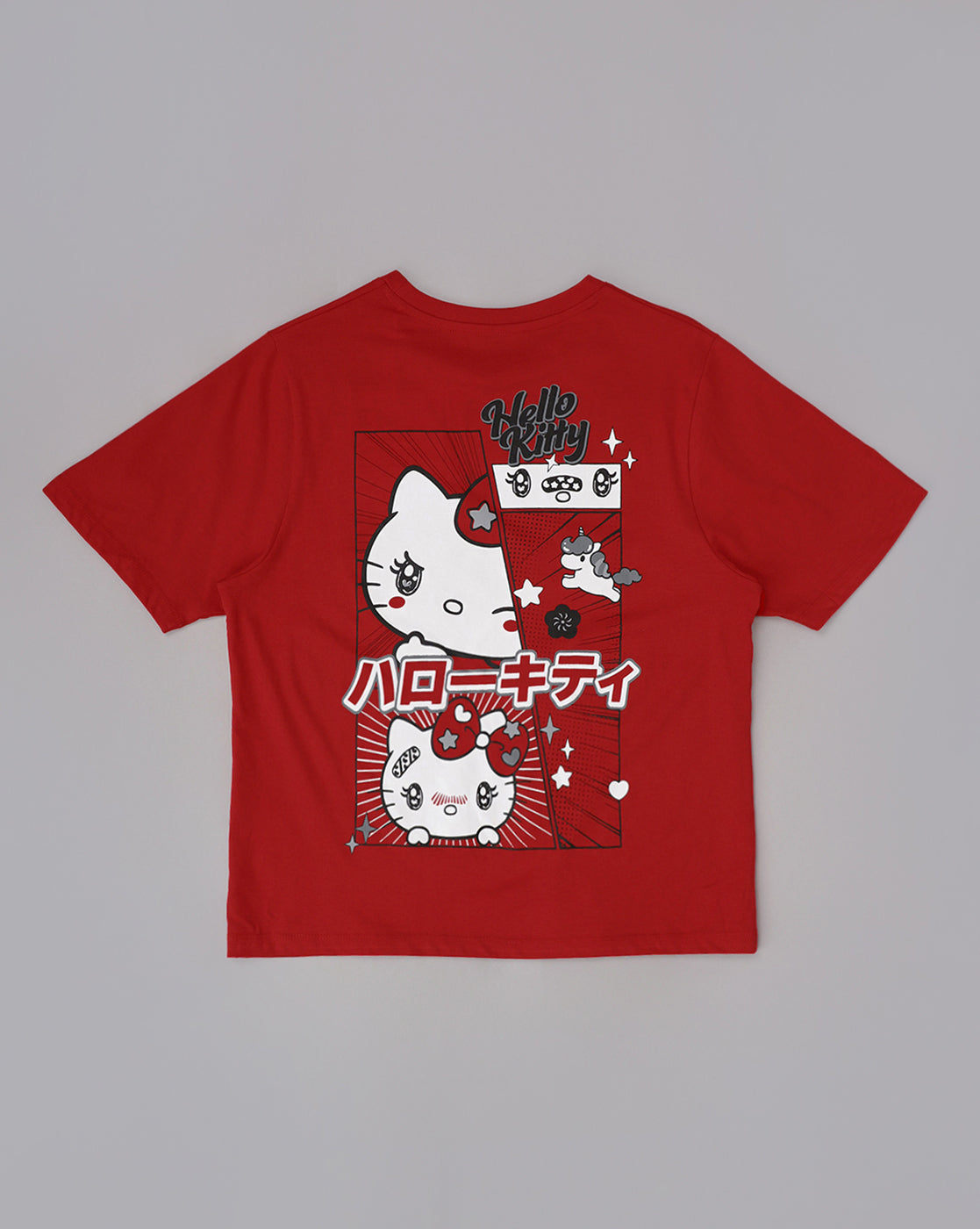 Hello Kitty Printed Oversized Tshirt For Women