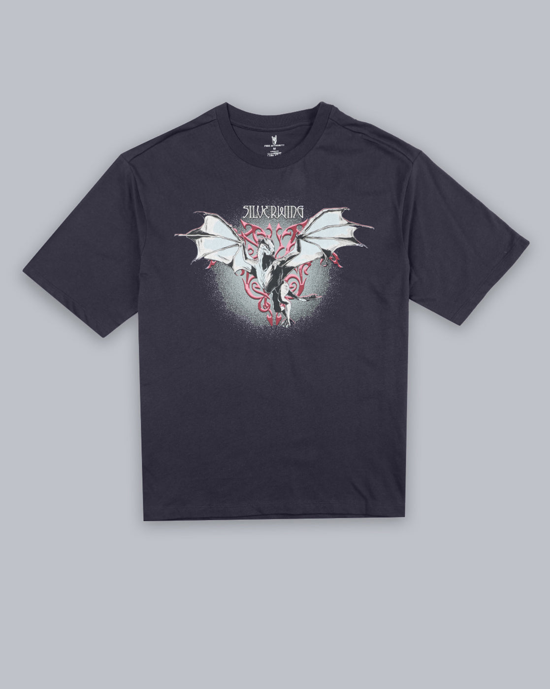 House Of The Dragon Grey Oversized Tshirt Men